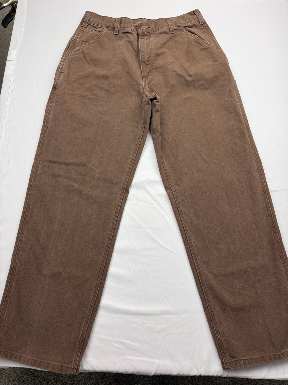 Men's Brown Bootcut Jeans - Classic Work-to-Wear Style